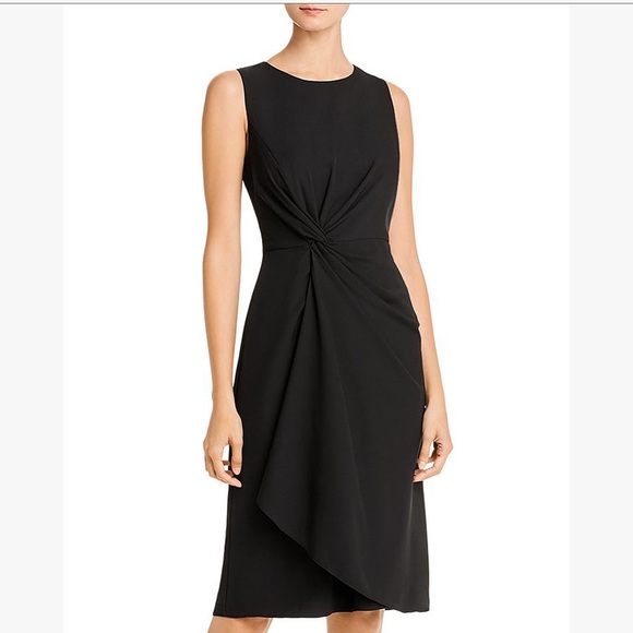 Donna Karan Dresses & Skirts - DONNA KARAN
New York Twist-front Dress In Black